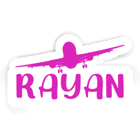 Rayan Sticker Airplane Image