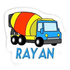 Aufkleber Rayan Mischer-LKW Image
