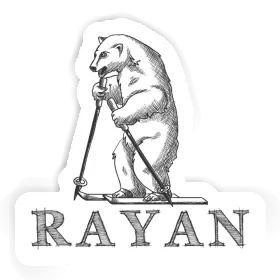 Rayan Aufkleber Skifahrer Image