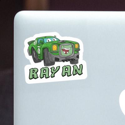 Autocollant Rayan Voiture de course Notebook Autocollant Rayan Voiture de course Gift package Image