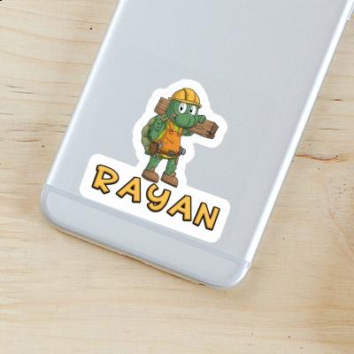 Sticker Construction worker Rayan Laptop Sticker Construction worker Rayan Laptop Image