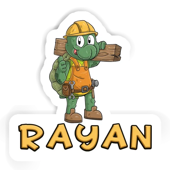 Autocollant Rayan Ouvrier du bâtiment Notebook Image