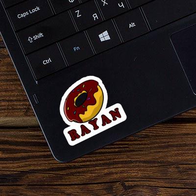 Autocollant Donut Rayan Notebook Autocollant Donut Rayan Gift package Image