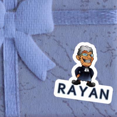 Priest Sticker Rayan Notebook Priest Sticker Rayan Gift package Image