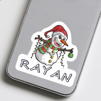 Autocollant Rayan Bonhomme de neige Notebook Autocollant Rayan Bonhomme de neige Notebook Image