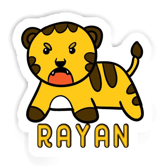 Autocollant Bébé tigre Rayan Notebook Autocollant Bébé tigre Rayan Notebook Image