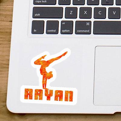 Rayan Aufkleber Yoga-Frau Notebook Rayan Aufkleber Yoga-Frau Notebook Image