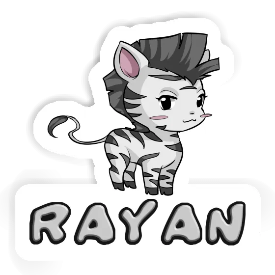 Aufkleber Zebra Rayan Notebook Aufkleber Zebra Rayan Gift package Image