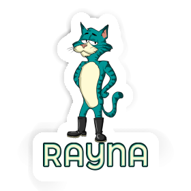 Sticker Rayna Standing Cat Image