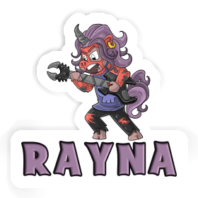 Rayna Sticker Rocking Unicorn Image