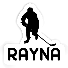 Rayna Sticker Hockey Player Image