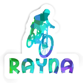 Aufkleber Freeride Biker Rayna Image