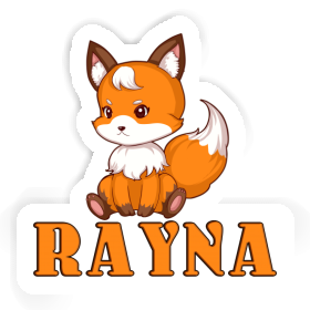 Sticker Rayna Sitting Fox Image