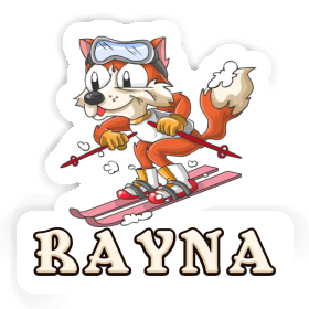 Sticker Rayna Skier Image