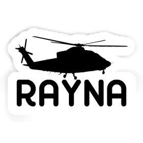 Rayna Sticker Helicopter Image