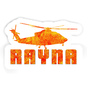 Rayna Sticker Helicopter Image