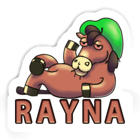 Sticker Lying horse Rayna Image