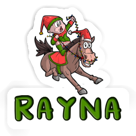 Aufkleber Rayna Weihnachtspferd Image