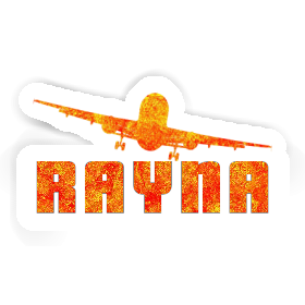 Sticker Flugzeug Rayna Image