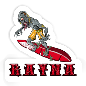 Rayna Sticker Surfer Image