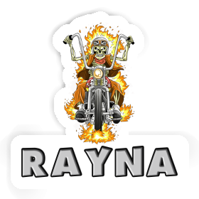 Rayna Sticker Motorcycle Rider Image