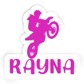 Autocollant Rayna Motocrossiste Image