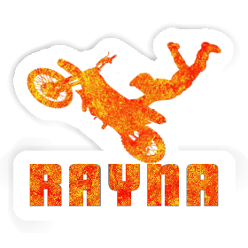 Autocollant Rayna Motocrossiste Image