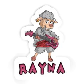 Rayna Sticker Guitarist Image