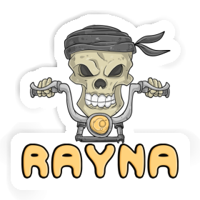 Rayna Sticker Motorcycle Rider Image