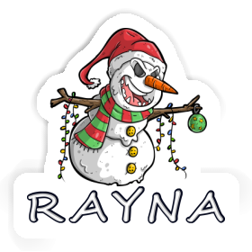 Autocollant Bonhomme de neige Rayna Image