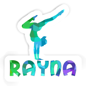 Sticker Yoga-Frau Rayna Image