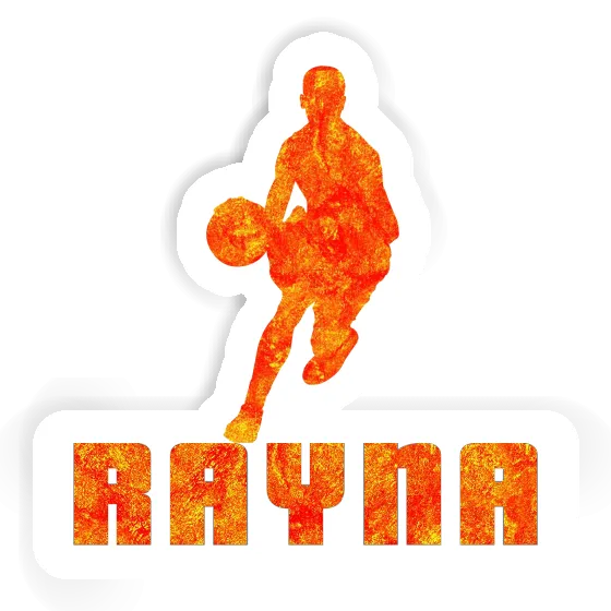 Aufkleber Basketballspieler Rayna Notebook Image