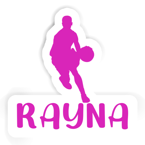 Rayna Sticker Basketball Player Notebook Image