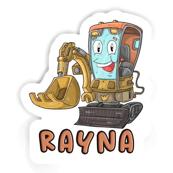 Sticker Little Excavator Rayna Laptop Image