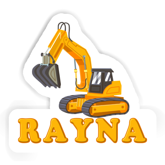 Sticker Rayna Excavator Notebook Image