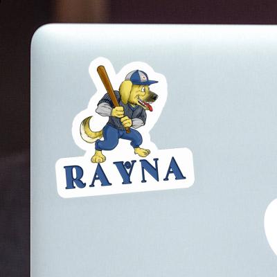 Sticker Rayna Baseball Dog Image