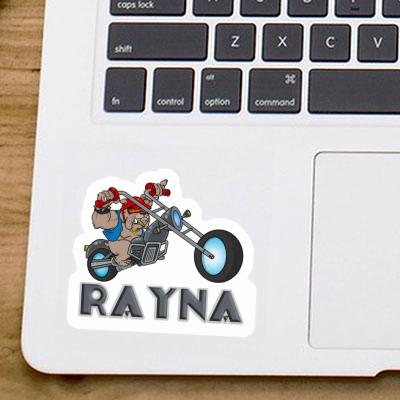 Aufkleber Motorradfahrer Rayna Laptop Image