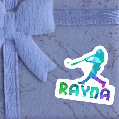 Sticker Rayna Baseball Player Laptop Image