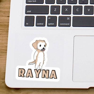 Sticker Golden Retriever Rayna Laptop Image