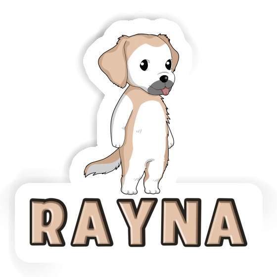 Sticker Golden Retriever Rayna Gift package Image