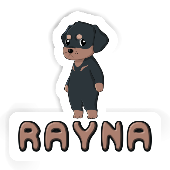 Rayna Sticker Rottweiler Laptop Image