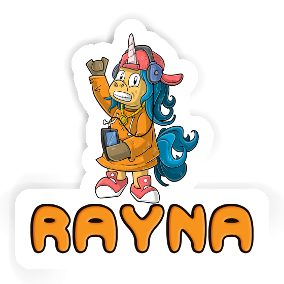 Sticker Hip-Hop Unicorn Rayna Laptop Image