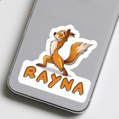 Yoga-Eichhörnchen Sticker Rayna Gift package Image