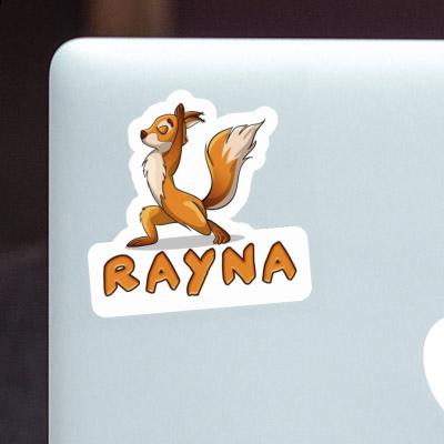 Yoga-Eichhörnchen Sticker Rayna Gift package Image