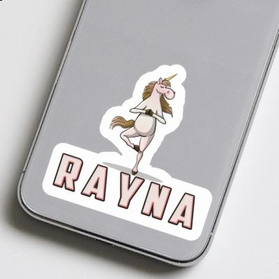 Rayna Sticker Yoga Unicorn Image