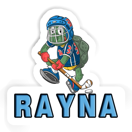 Sticker Rayna Ice-Hockey Player Laptop Image