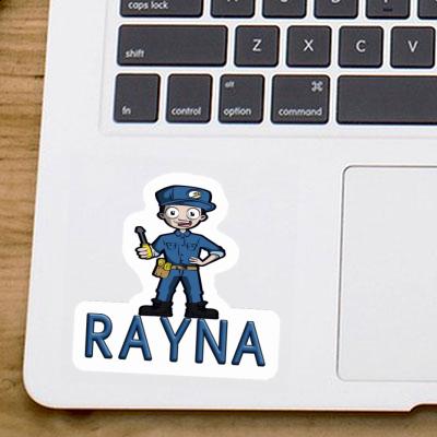 Electrician Sticker Rayna Laptop Image