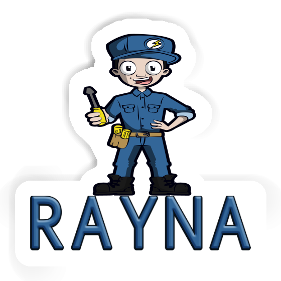 Sticker Electrician Rayna Notebook Image