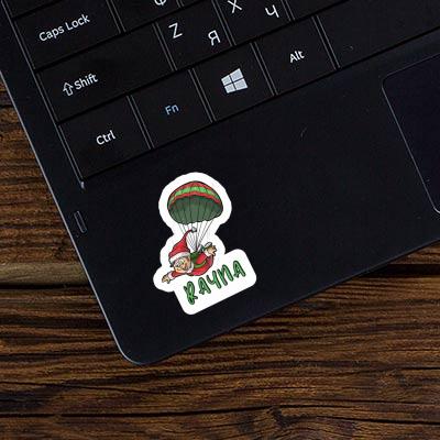 Skydiver Sticker Rayna Laptop Image