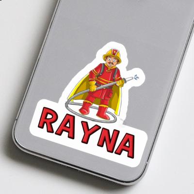 Firefighter Sticker Rayna Laptop Image